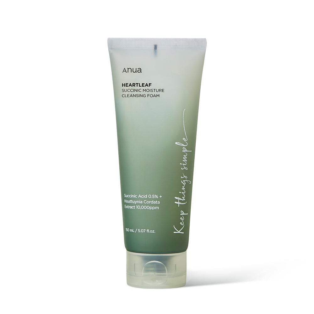 Anua HEARTLEAF SUCCINIC MOISTURE CLEANSING FOAM 150ml